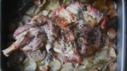 Recepta de cuina de Espatlla de xai al forn amb patates